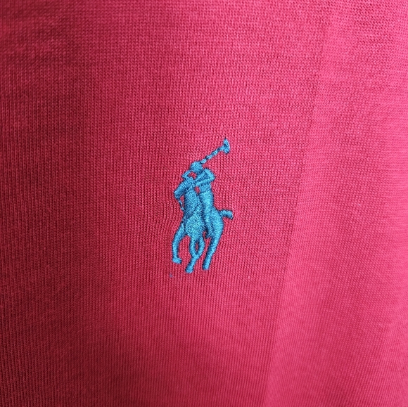 Mens Ralph Lauren V Neck Short Sleeve Tee - Picture 4 of 5